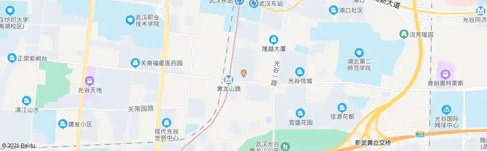 武汉高新二路关南社区_公交站地图_武汉公交_妙搜公交查询2025