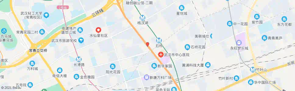 武汉姑嫂树路杨汊湖_公交站地图_武汉公交_妙搜公交查询2025