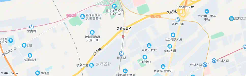 武汉塔子湖东路七段村_公交站地图_武汉公交_妙搜公交查询2025