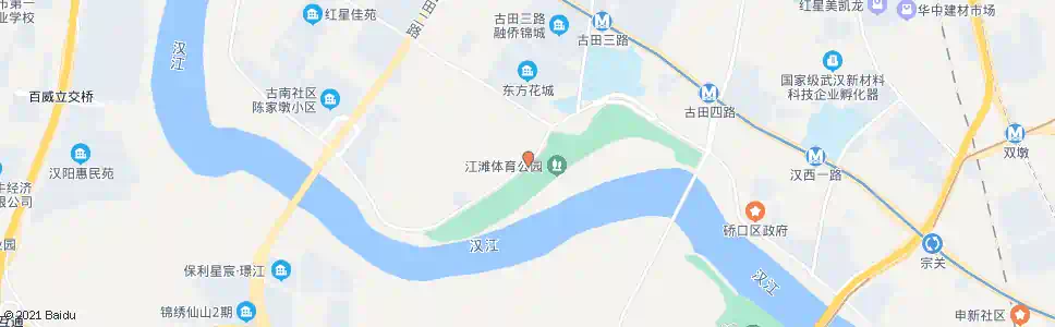 武汉沿河大道江湾新城_公交站地图_武汉公交_妙搜公交查询2025