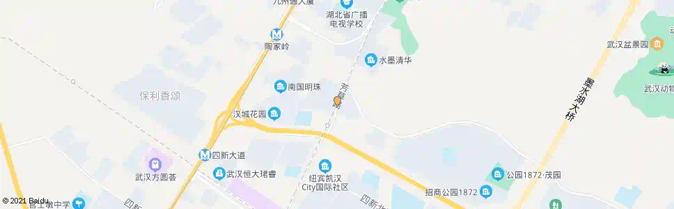 武汉芳草路南国明珠_公交站地图_武汉公交_妙搜公交查询2025