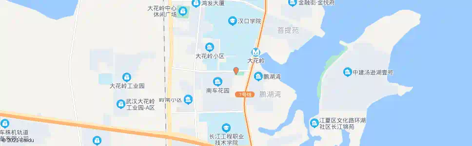武汉谌家矶大道西流湾_公交站地图_武汉公交_妙搜公交查询2025