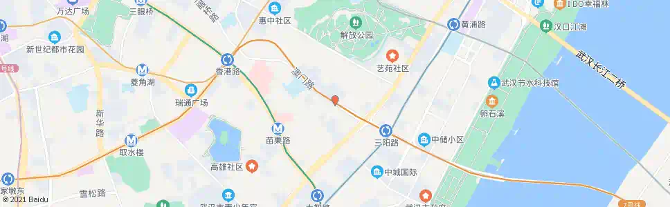 武汉苗粟路澳门路_公交站地图_武汉公交_妙搜公交查询2025