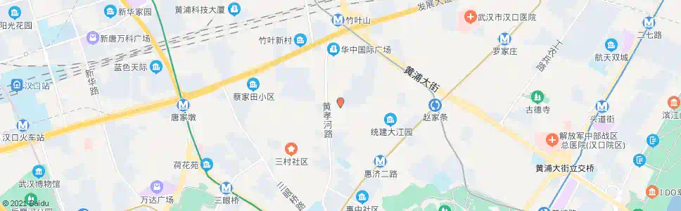 武汉江大路花桥二村_公交站地图_武汉公交_妙搜公交查询2025