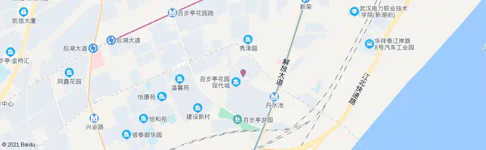 武汉百步亭路方正仓储公司_公交站地图_武汉公交_妙搜公交查询2025