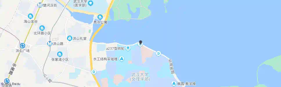 武汉东湖南路武大工学部_公交站地图_武汉公交_妙搜公交查询2025