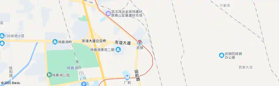 武汉恩施街武钢少年宫_公交站地图_武汉公交_妙搜公交查询2025