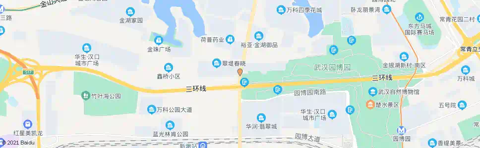 武汉金银湖南路翠堤春晓_公交站地图_武汉公交_妙搜公交查询2025