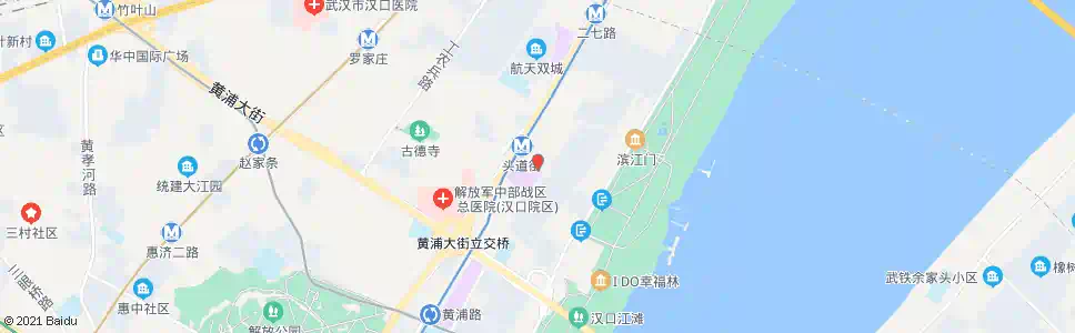 武汉永泰路解放大道口_公交站地图_武汉公交_妙搜公交查询2025