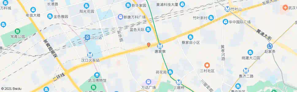 武汉发展大道唐家墩路_公交站地图_武汉公交_妙搜公交查询2025