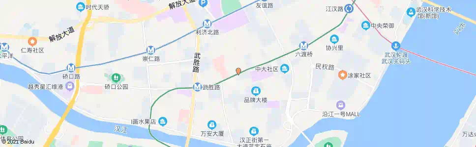 武汉汉正街站_公交站地图_武汉公交_妙搜公交查询2025