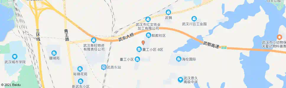 武汉武东中路武东四村_公交站地图_武汉公交_妙搜公交查询2025
