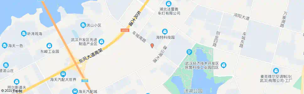 武汉车城南路沌口关_公交站地图_武汉公交_妙搜公交查询2025