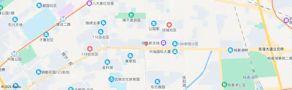武汉工业二路友谊大道口_公交站地图_武汉公交_妙搜公交查询2025