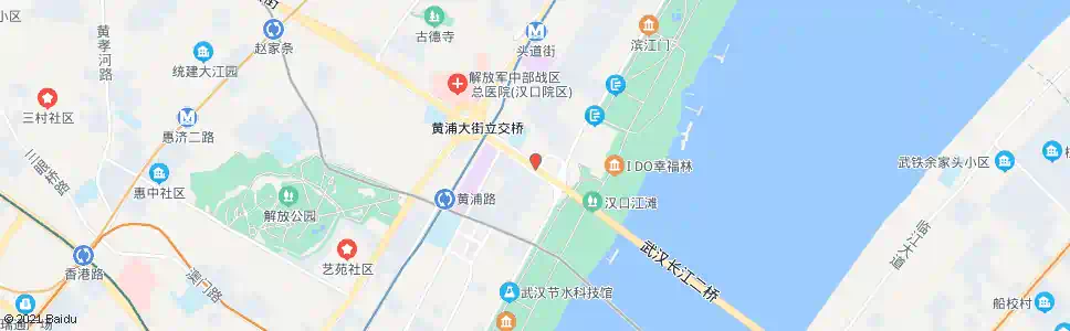 武汉黄浦大街分金街_公交站地图_武汉公交_妙搜公交查询2025
