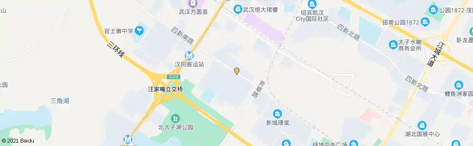 武汉四新南路米兰小镇_公交站地图_武汉公交_妙搜公交查询2025