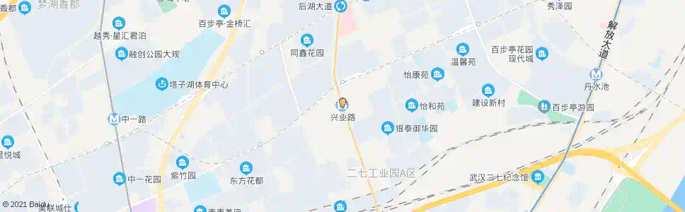武汉兴业路站_公交站地图_武汉公交_妙搜公交查询2025