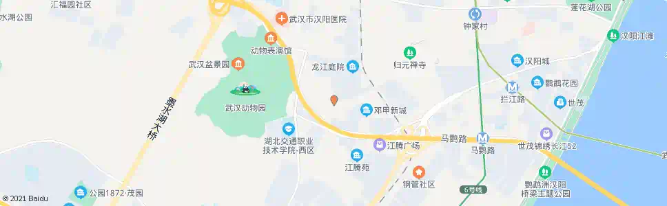 武汉五龙路龙江路_公交站地图_武汉公交_妙搜公交查询2025