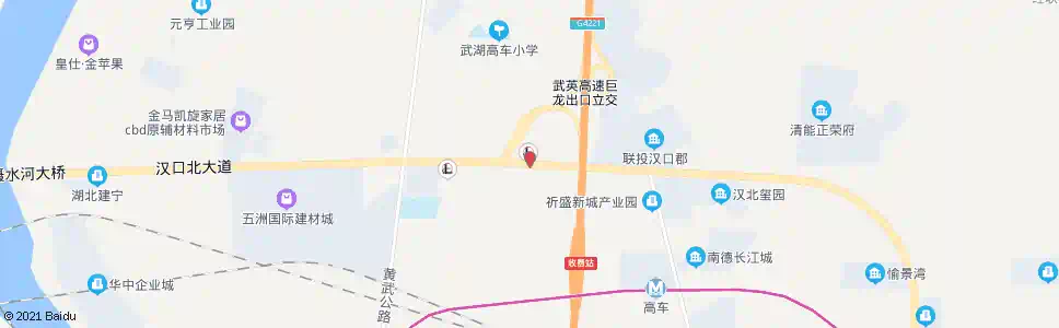 武汉汉口北大道三房湾_公交站地图_武汉公交_妙搜公交查询2025