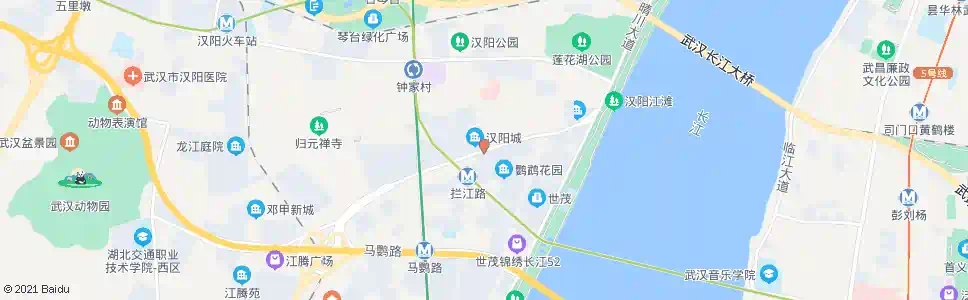 武汉拦江路南城巷_公交站地图_武汉公交_妙搜公交查询2025