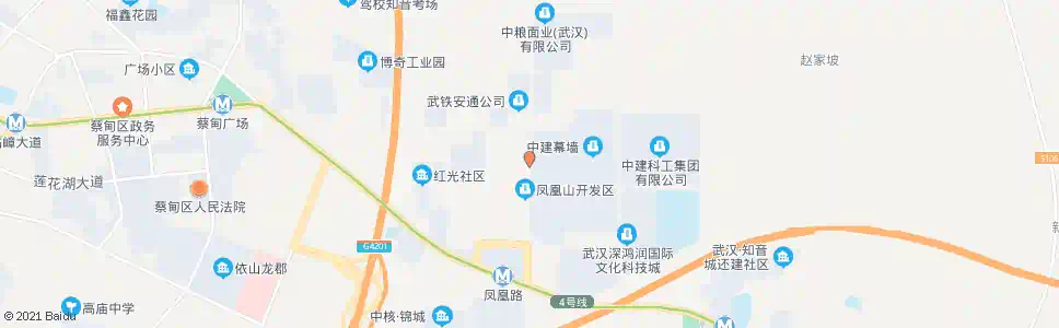 武汉凤凰路嘉禾装饰_公交站地图_武汉公交_妙搜公交查询2025