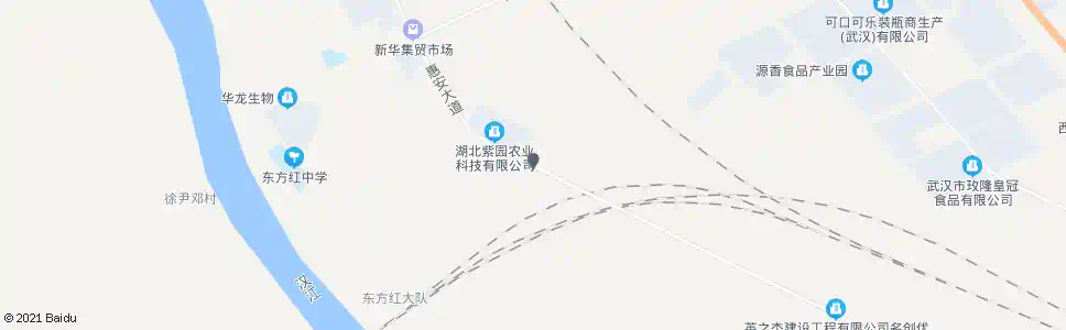 武汉惠安大道东方红大队_公交站地图_武汉公交_妙搜公交查询2025