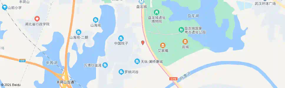 武汉甲宝山路盘龙大道口_公交站地图_武汉公交_妙搜公交查询2025