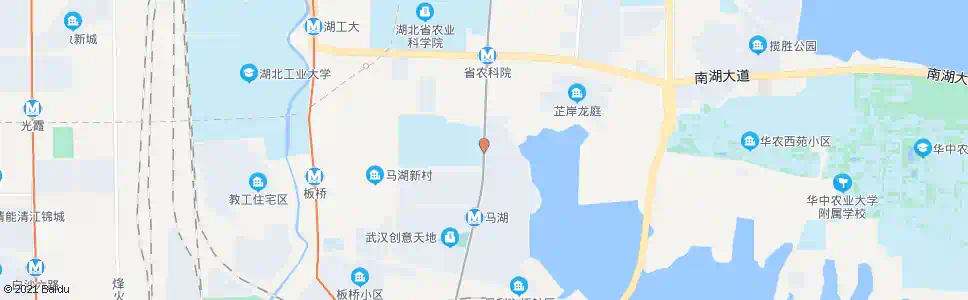 武汉野芷湖西路马湖_公交站地图_武汉公交_妙搜公交查询2025