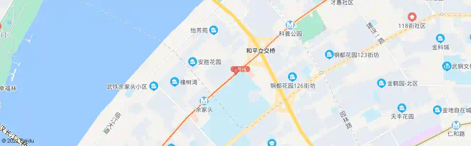 武汉和平大道杨家路_公交站地图_武汉公交_妙搜公交查询2025