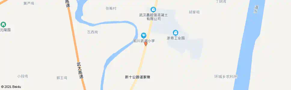 武汉新十公路袁家墩_公交站地图_武汉公交_妙搜公交查询2025