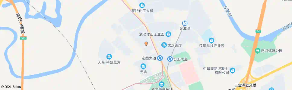武汉银潭路特检所_公交站地图_武汉公交_妙搜公交查询2025