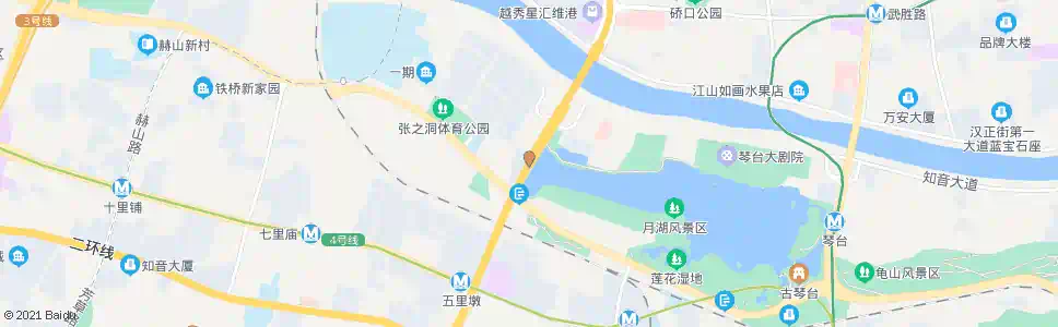 武汉江城大道月湖桥_公交站地图_武汉公交_妙搜公交查询2025
