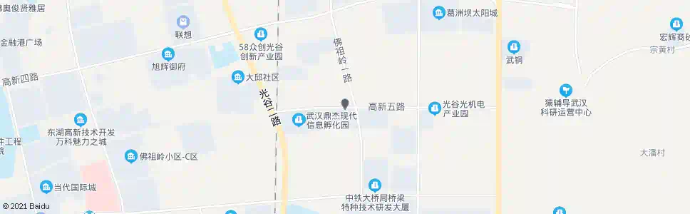 武汉高新五路佛祖岭一路_公交站地图_武汉公交_妙搜公交查询2025