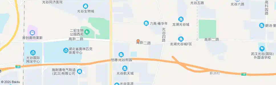 武汉高新二路大吕路_公交站地图_武汉公交_妙搜公交查询2025