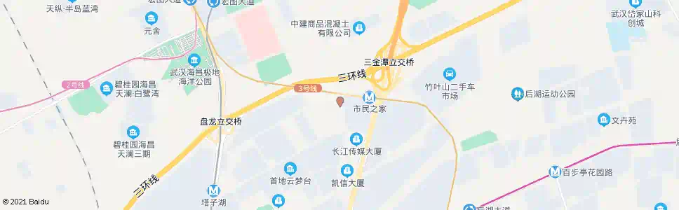 武汉健身路武汉市民之家_公交站地图_武汉公交_妙搜公交查询2025