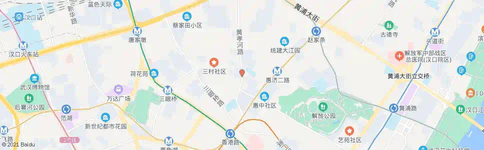 武汉黄孝河路花桥一村_公交站地图_武汉公交_妙搜公交查询2025