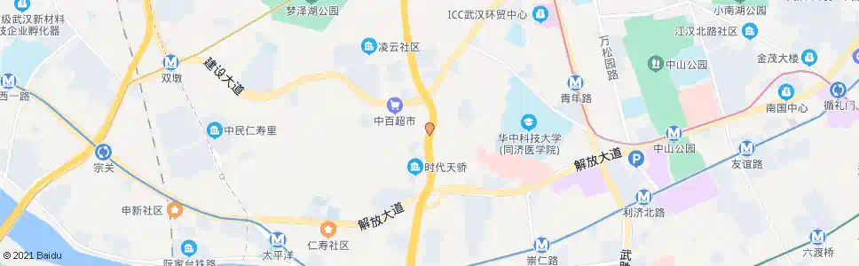 武汉宝丰一路肺科医院_公交站地图_武汉公交_妙搜公交查询2025
