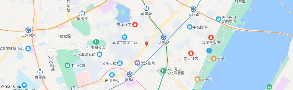 武汉解放大道西马路_公交站地图_武汉公交_妙搜公交查询2025