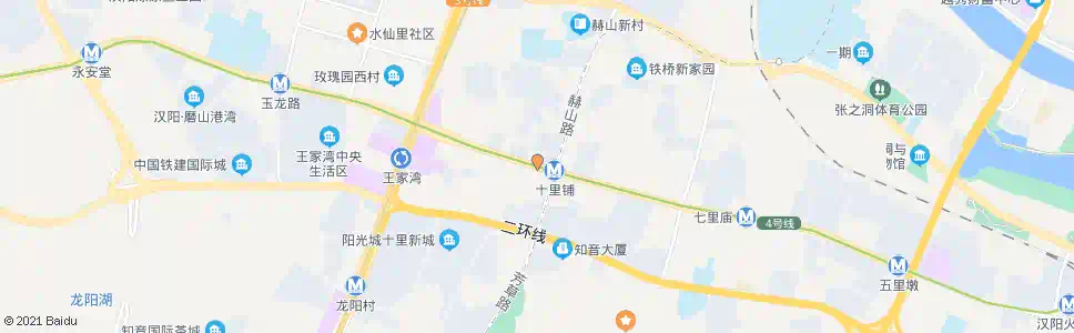 武汉汉阳大道十里铺_公交站地图_武汉公交_妙搜公交查询2025