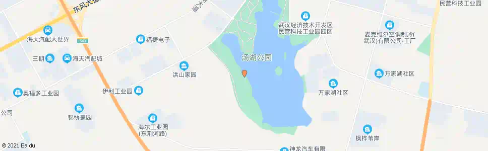 武汉兴华路汤湖公园_公交站地图_武汉公交_妙搜公交查询2025