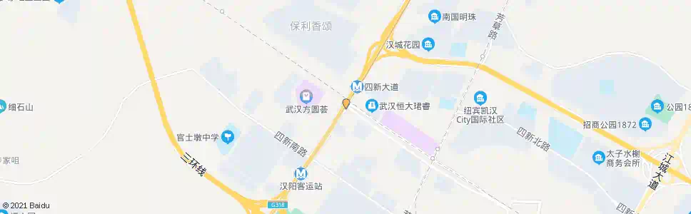 武汉四新大道龙阳大道口_公交站地图_武汉公交_妙搜公交查询2025