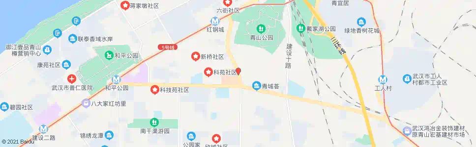 武汉沿港路青山少年宫_公交站地图_武汉公交_妙搜公交查询2025