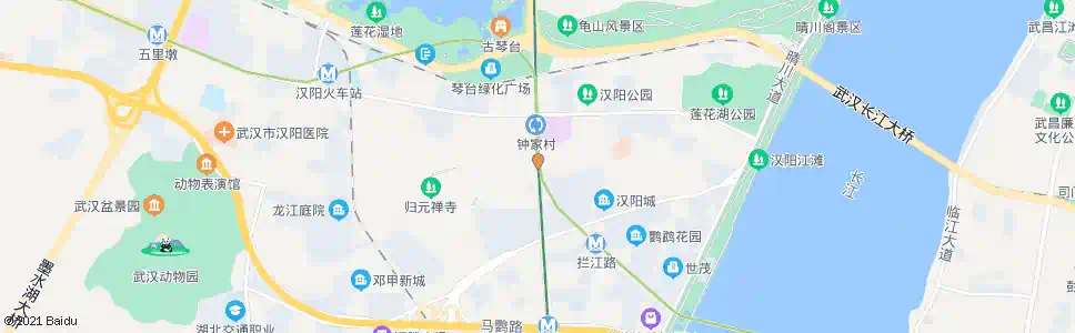 武汉鹦鹉大道西大街_公交站地图_武汉公交_妙搜公交查询2025