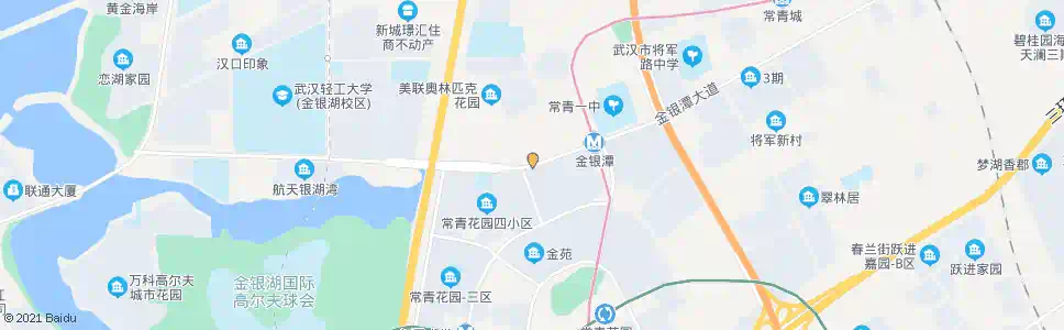 武汉金银潭大道康居四路_公交站地图_武汉公交_妙搜公交查询2025