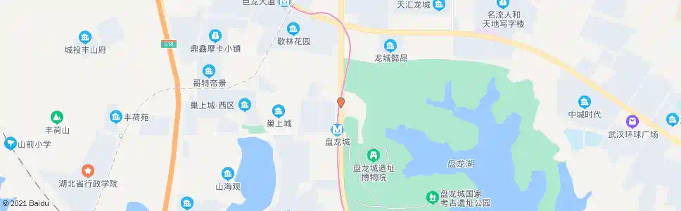 武汉盘龙大道仁海路_公交站地图_武汉公交_妙搜公交查询2025