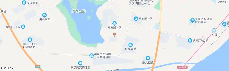 武汉红江一路万家湖社区c区_公交站地图_武汉公交_妙搜公交查询2025