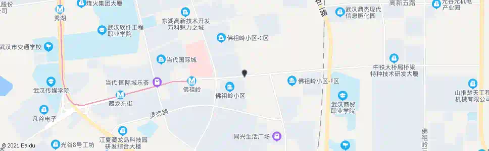 武汉高新六路流芳大街(临时站)_公交站地图_武汉公交_妙搜公交查询2025