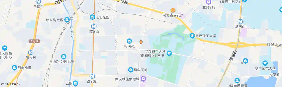 武汉丁字桥南路江南庭园_公交站地图_武汉公交_妙搜公交查询2025