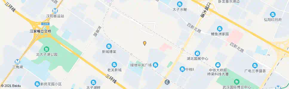 武汉凤凰湖环路四新中路_公交站地图_武汉公交_妙搜公交查询2025