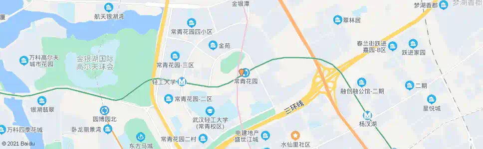 武汉花园中路地铁常青花园站_公交站地图_武汉公交_妙搜公交查询2025